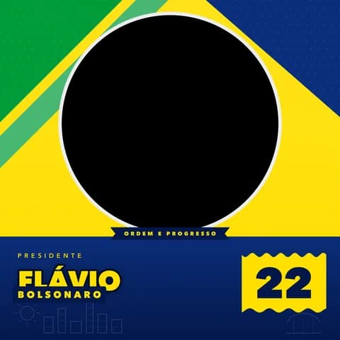 Flávio Bolsonaro Moldura Metade 6