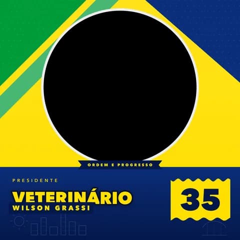 Veterinário Wilson Grassi Moldura Metade 6