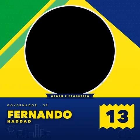 Fernando Haddad Moldura Metade 6