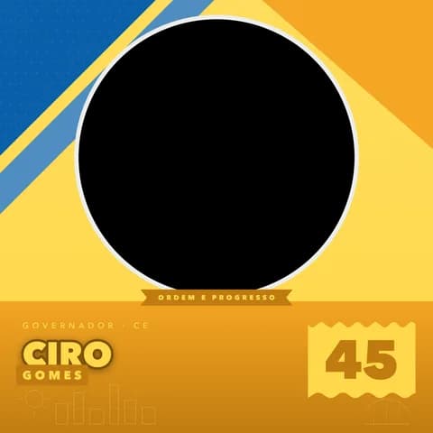 Ciro Gomes Moldura Metade 3