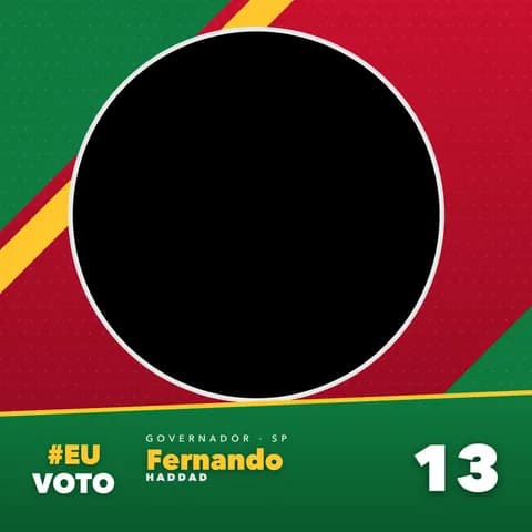 Fernando Haddad Moldura Metade 2