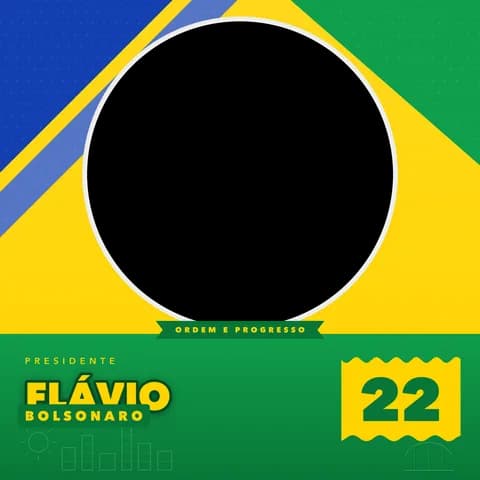 Flávio Bolsonaro Moldura Metade 3