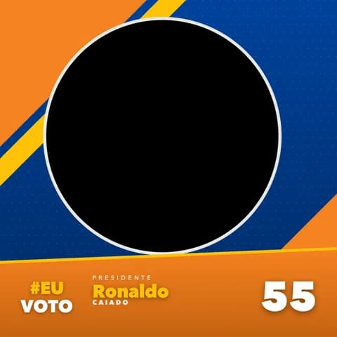 Ronaldo Caiado Moldura Metade 2